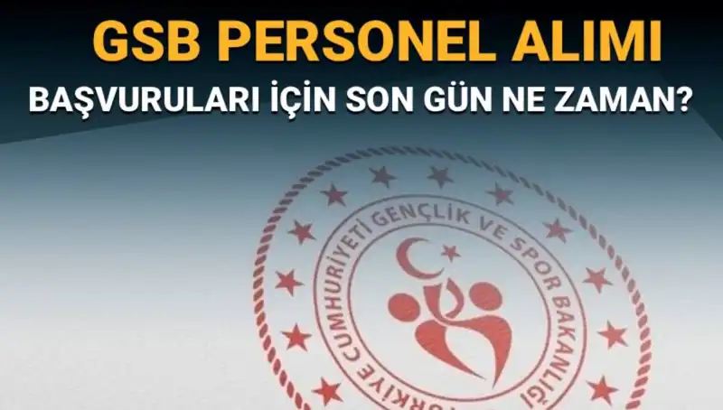 Gençlik ve Spor Bakanlığı Personel Alımı İçin Son Başvuru Tarihleri Açıkladı!