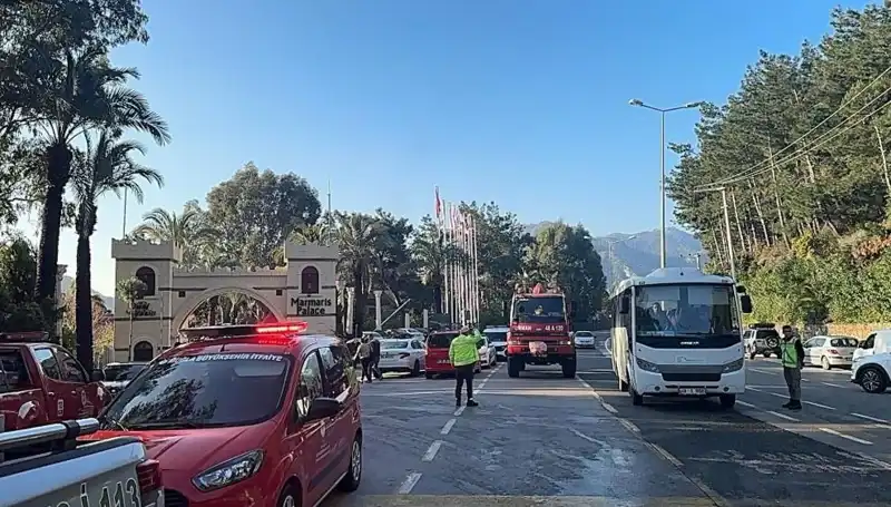 Muğla’da Beş Yıldızlı Otelde Korkutan Yangın: Misafirler Tahliye Edildi