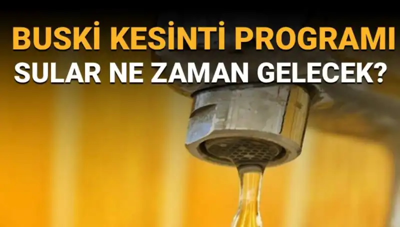 Bursa Nilüfer'de Su Kesintileri Ne Zaman Bitecek? BUSKİ'nin Programı Açıklandı