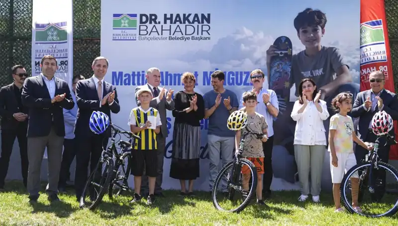 Bahçelievler’de Gençlere Özel Mattia Ahmet Minguzzi Skate Parkı Hizmete Girdi
