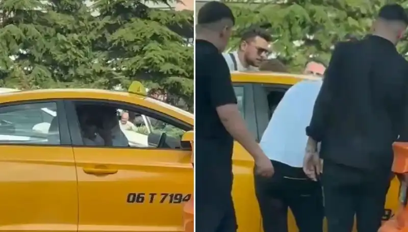 Trafikte Yumruklaşma: Taksi Şoförü ile Sürücü Arasındaki Dikkat Çekici Olay